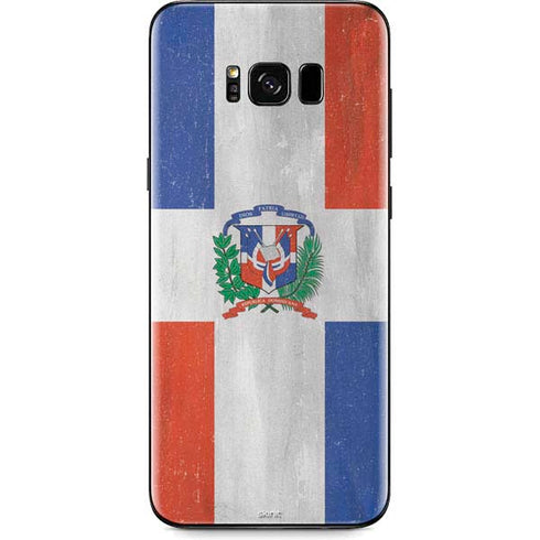 Dominican Republic Flag Faded Galaxy S8 Skin